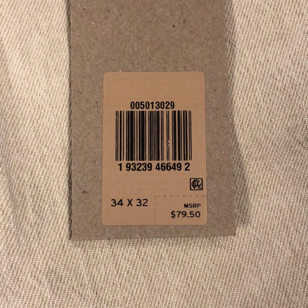 NWT Men’s Levi’s Tri-Colored Straight Jeans - Picture 4 of 7